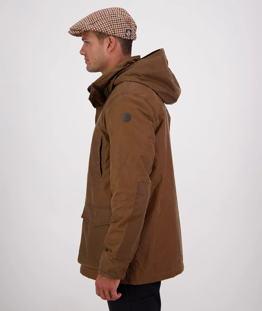 Swanndri - Evans Flat V2 Oilskin Jacket - Tan