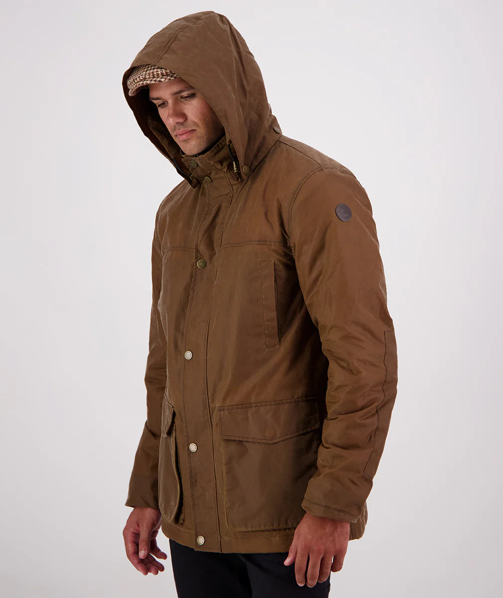 Swanndri - Evans Flat V2 Oilskin Jacket - Tan
