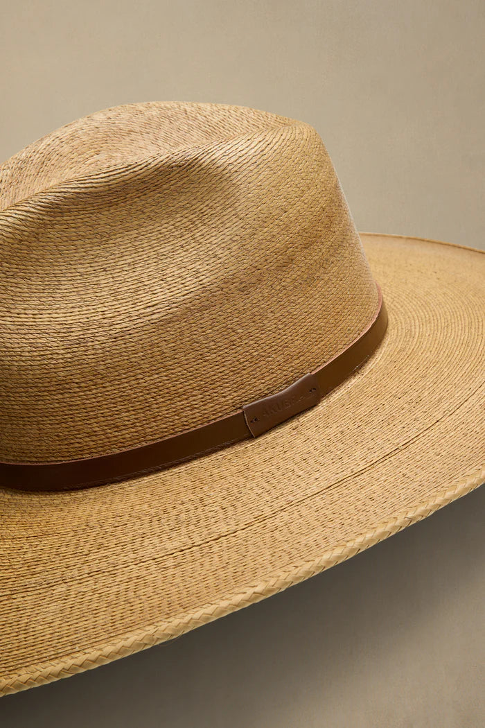 Akubra - Eyre Straw Hat - Extra Dark Toast