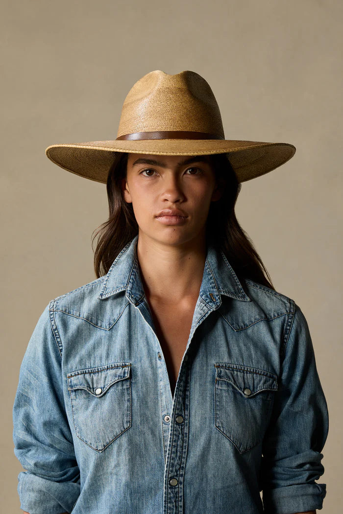 Akubra - Eyre Straw Hat - Extra Dark Toast
