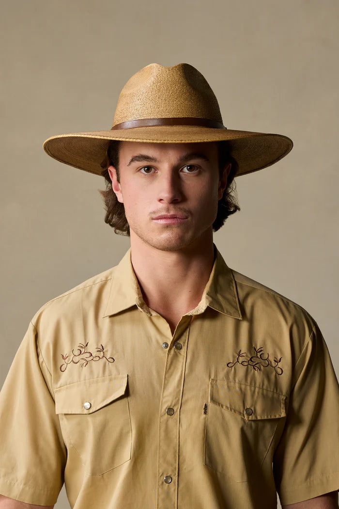 Akubra - Eyre Straw Hat - Extra Dark Toast