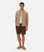  The Fabriano Short Sleeve Shirt - Olive Stone