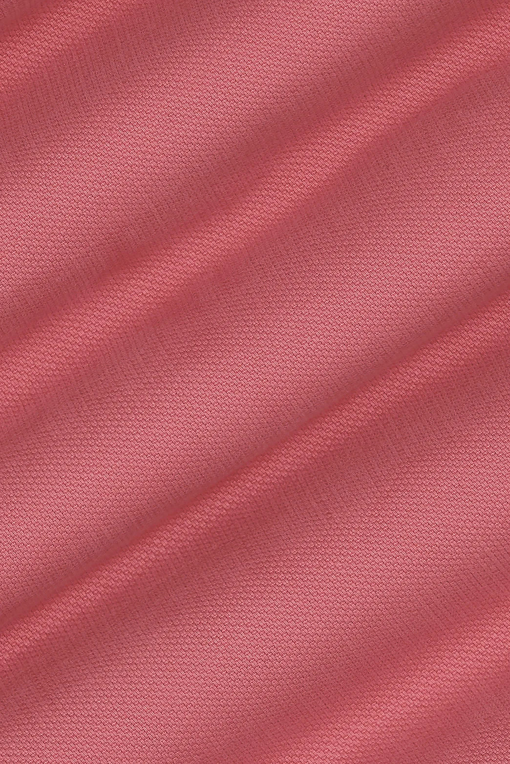 M.J. Bale - Farrelly Side Tab Short- Red fabric texture in a soft cotton blend with a vibrant red hue.