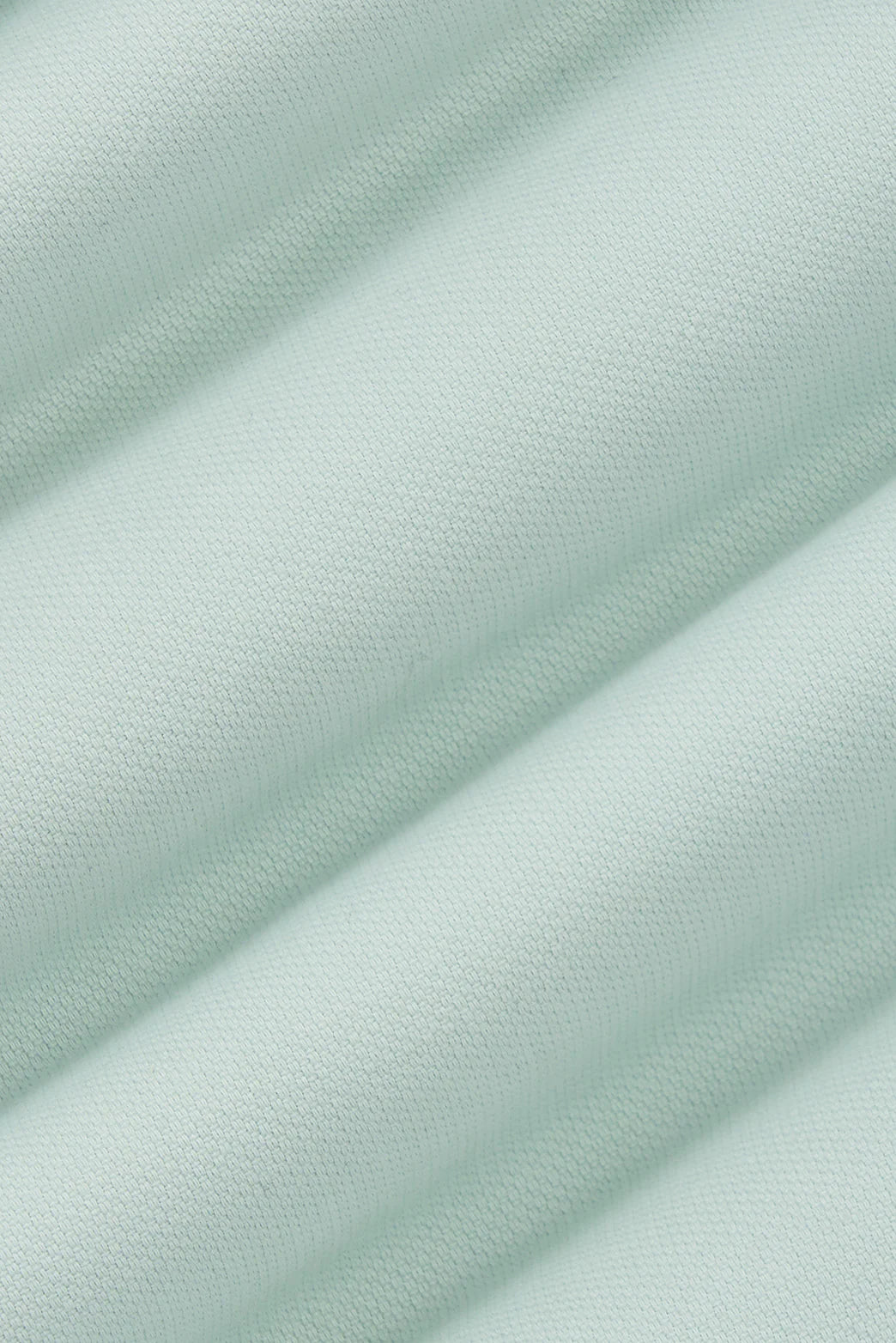 M.J. Bale - Farrelly Side Tab Short- Aqua fabric swatch displaying soft cotton blend dobby cloth in a light aqua color.