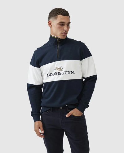 Rodd & Gunn - Forresters Peak Sweat/Rugby - Midnight