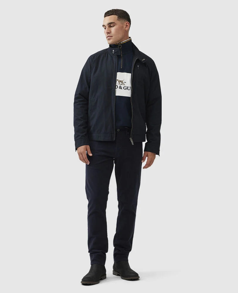 Rodd & Gunn - Forresters Peak Sweat/Rugby - Midnight
