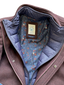 A Fish Named Fred - Funnel Neck Overcoat - Burgundy (Chilli Red)