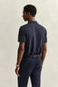 GANT - Regular Contrast Pique SS Polo - Evening Blue