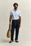 GANT - Regular Contrast Pique SS Polo - Fresh Blue