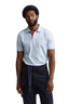 GANT - Regular Contrast Pique SS Polo - Fresh Blue