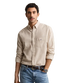 GANT - Regular Fit Cotton Linen Shirt - Oat