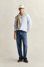 GANT - Reg Cotton Linen Shirt - Sky