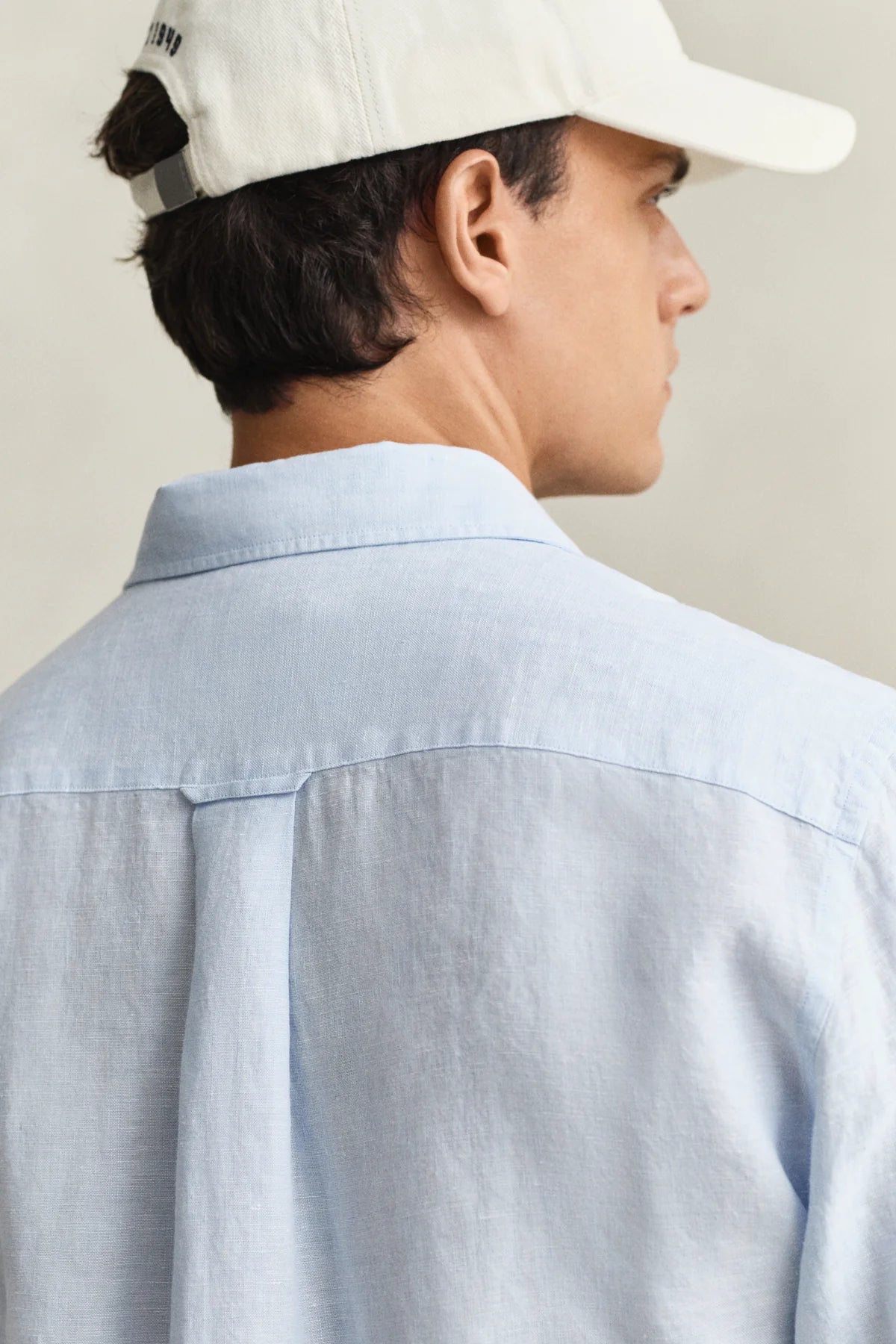GANT - Reg Cotton Linen Shirt - Sky