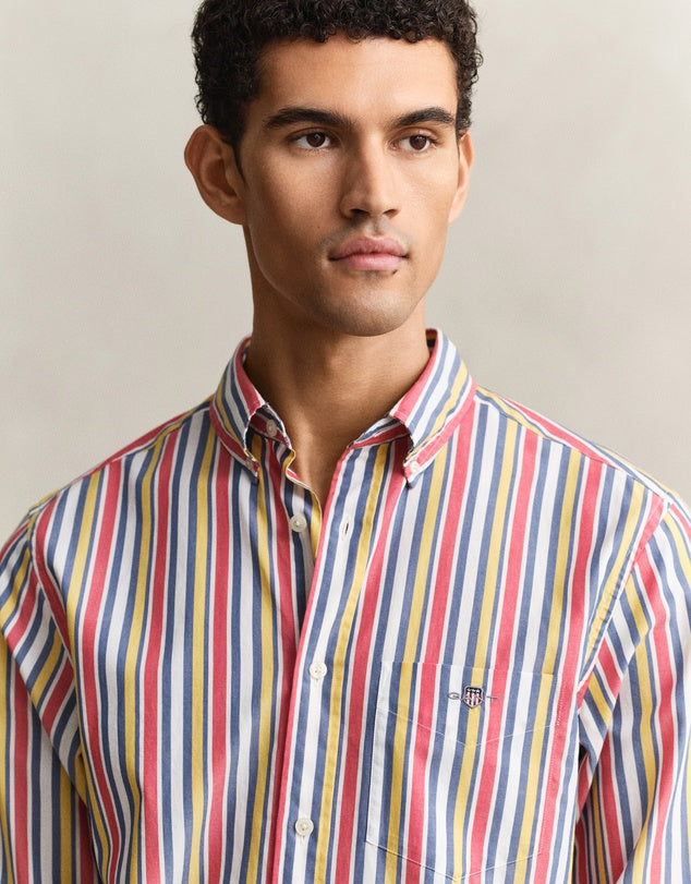 GANT - Multistripe Poplin Shirt - Multi 