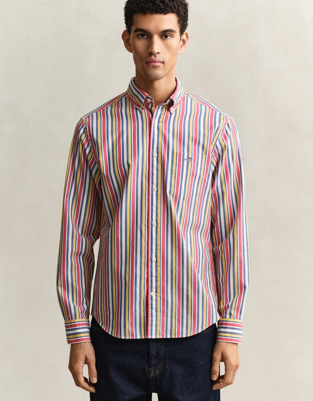 GANT - Multistripe Poplin Shirt - Multi 