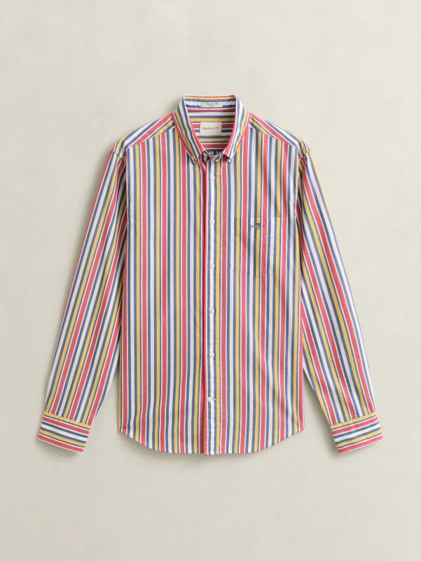 GANT - Multistripe Poplin Shirt - Multi 