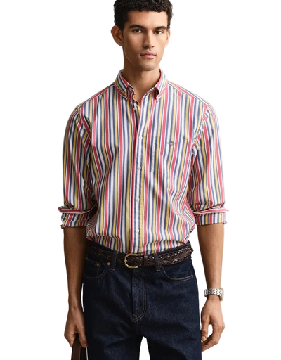 GANT - Multistripe Poplin Shirt - Multi 