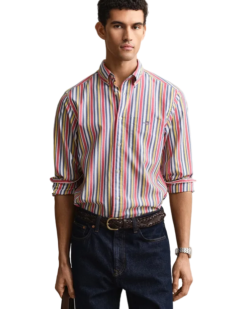 GANT - Multistripe Poplin Shirt - Multi 