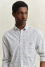 GANT - Reg Classic Checked Poplin Shirt - Taupe