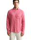 GANT - Garment Dyed Linen Shirt - Rose