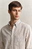 GANT - Striped Linen Blend Shirt - Taupe