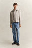 GANT - Striped Linen Blend Shirt - Taupe