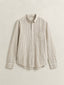 GANT - Striped Linen Blend Shirt - Taupe