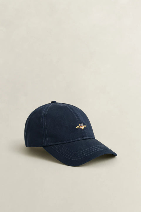 GANT - Shield Cotton Twill Cap - Marine