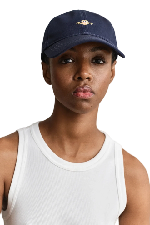 GANT - Shield Cotton Twill Cap - Marine