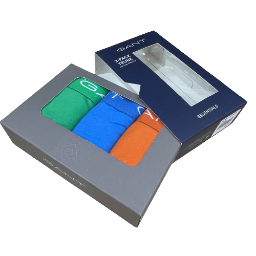Gant - 3 Pack Trunks - Solid Colours Assorted