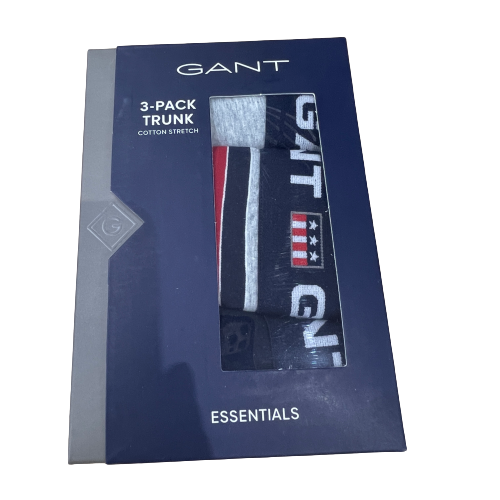 GANT - 3-Pack Trunk Essentials - Assorted Colours (1 x Stripe)