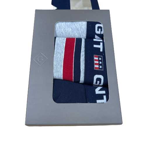 GANT - 3-Pack Trunk Essentials - Assorted Colours (1 x Stripe)