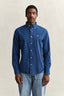 GANT- Seersucker Stripe Shirt - Indigo