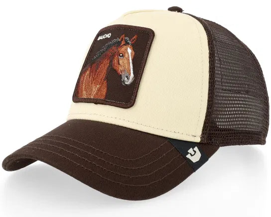 Goorin - Animal Trucker Cap - Gaucho Horse - Chocolate & Cream
