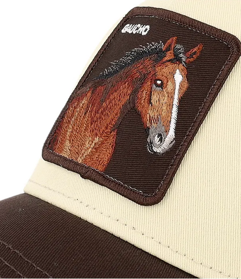 Goorin - Animal Trucker Cap - Gaucho Horse - Chocolate & Cream