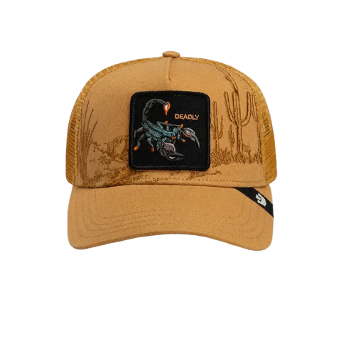 Goorin - Deadly Scorpion Animal Trucker Cap - Amber