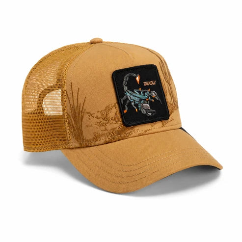 Goorin - Deadly Scorpion Animal Trucker Cap - Amber