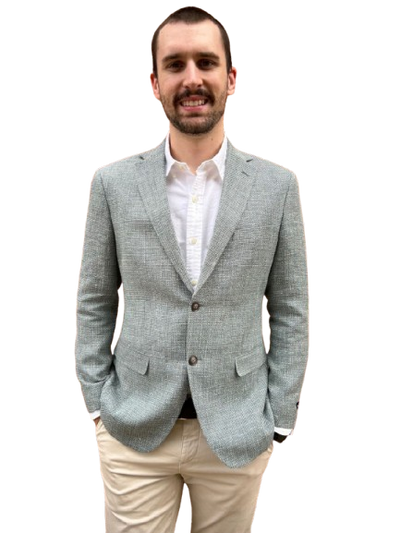 Boston Fine Tailoring - Lazio - Linen Wool Blend Sportscoat - Green