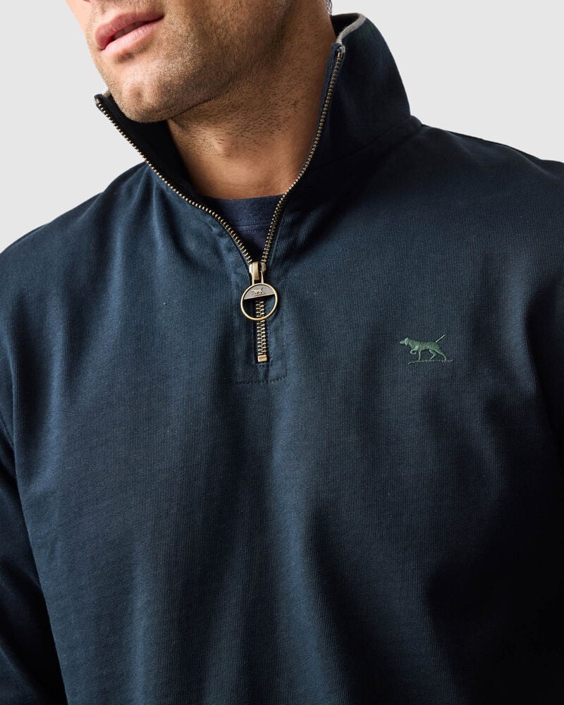 Rodd & Gunn - Gunn 14oz Quarter Zip Sweatshirt - Midnight