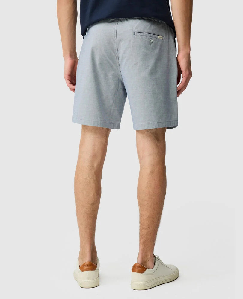 Rodd & Gunn - Gunn 7" Resort Short - Denim - MULTIBUY, showcasing the back view on a model.