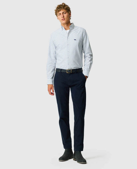 Rodd & Gunn - Gunn Oxford 3 Sports Fit - Check - Marine - MULTIBUY