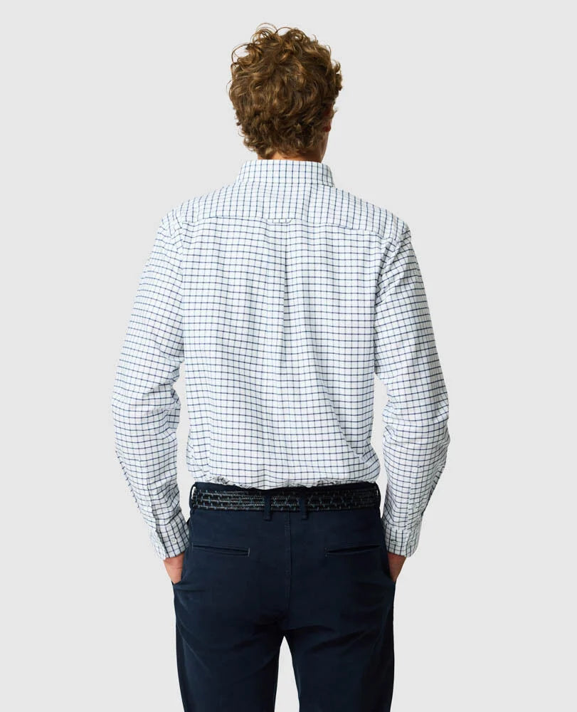 Rodd & Gunn - Gunn Oxford 3 Sports Fit - Check - Marine - MULTIBUY