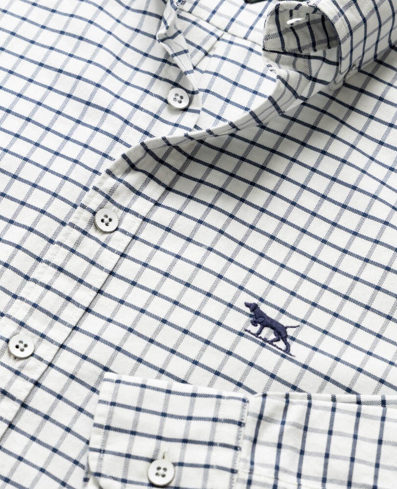 Rodd & Gunn - Gunn Oxford 3 Sports Fit - Check - Marine - MULTIBUY