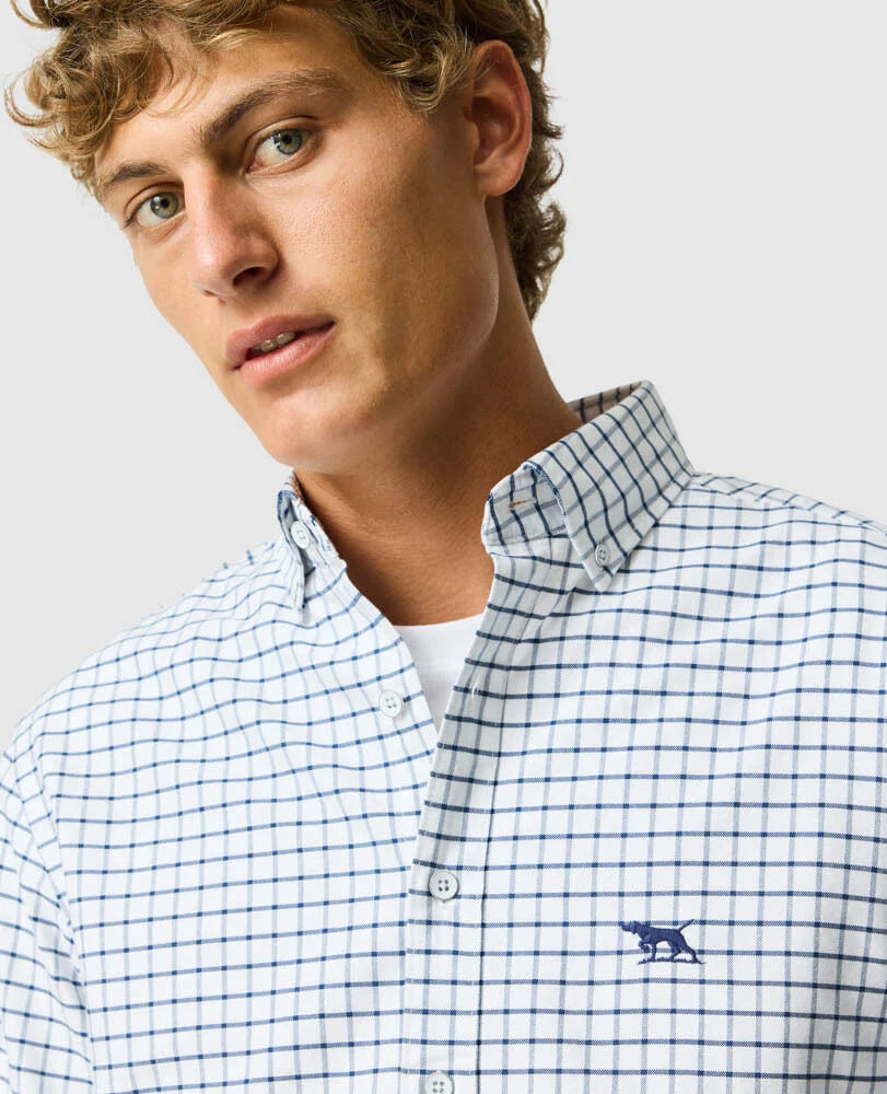 Rodd & Gunn - Gunn Oxford 3 Sports Fit - Check - Marine - MULTIBUY