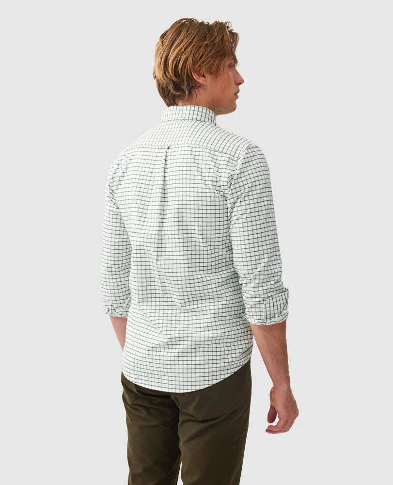 Rodd & Gunn - Gunn Oxford 3 Sports Fit - Check - Olive - MULTIBUY