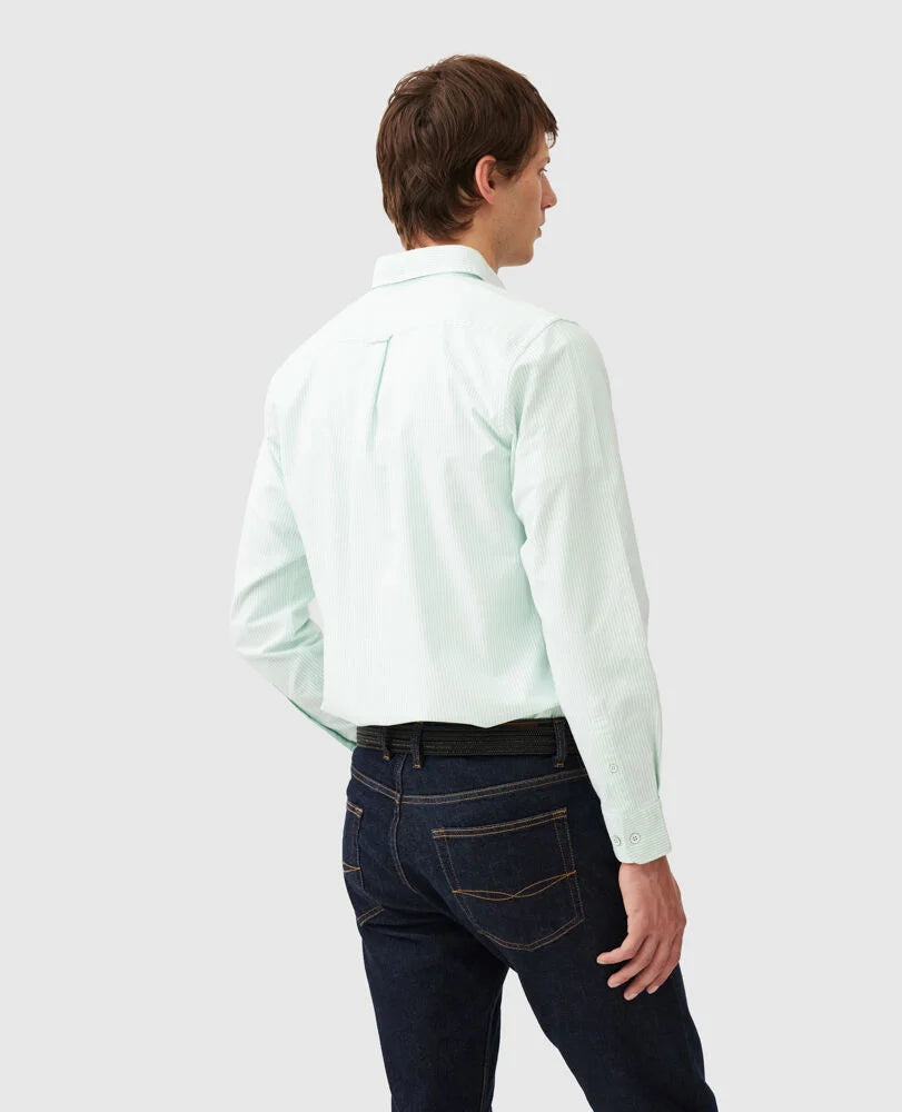 Rodd & Gunn - Gunn Oxford Shirt - Stripe - Spearmint