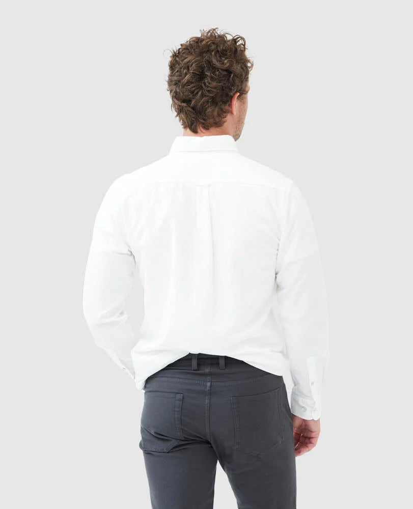 Rodd & Gunn - Gunn Oxford Shirt - Blanc - MULTIBUY