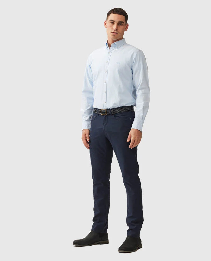 Rodd & Gunn - Gunn Oxford Shirt - Cornflour - MULTIBUY