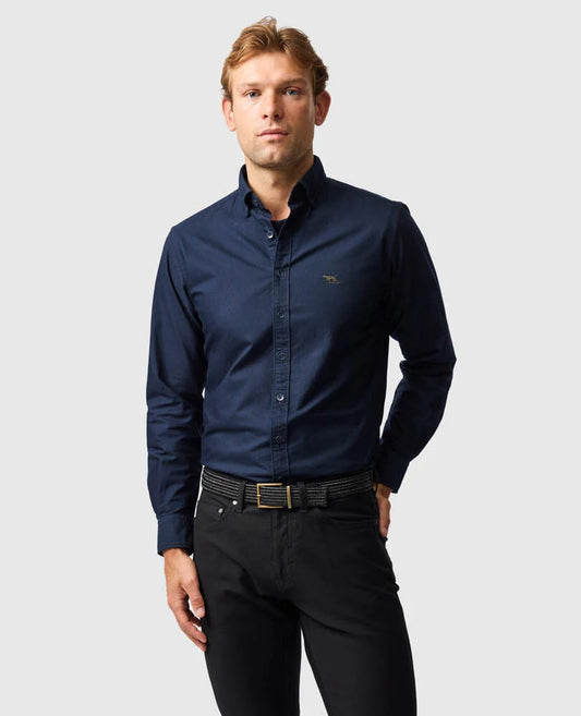 Rodd & Gunn - Gunn Oxford Shirt - Ink - MULTIBUY
