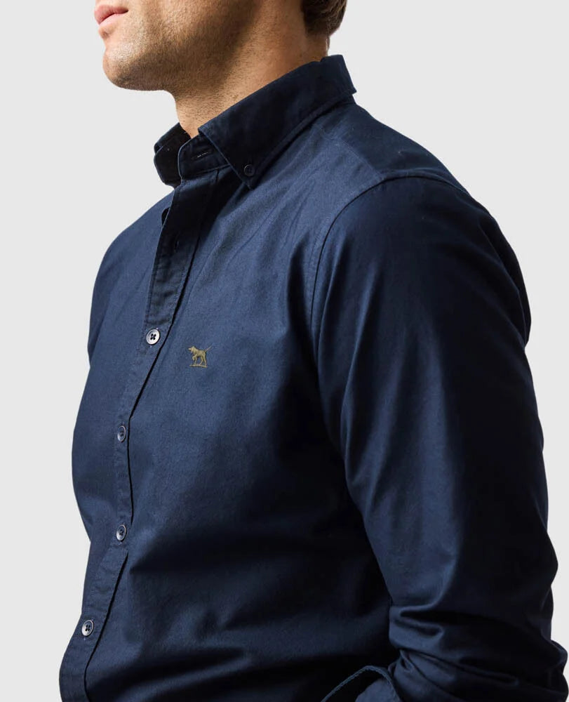 Rodd & Gunn - Gunn Oxford Shirt - Ink - MULTIBUY